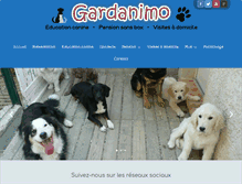 Tablet Screenshot of gardanimo.com